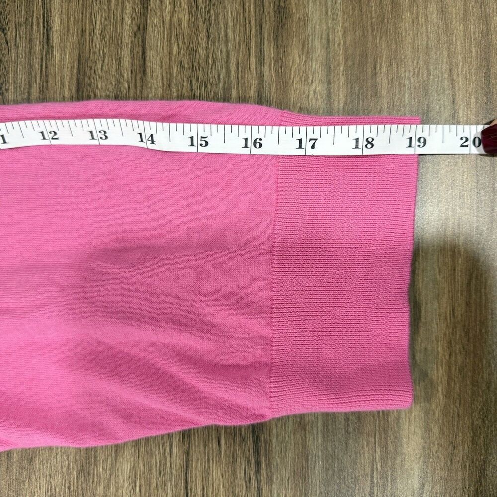 Champs Pink 100% Cotton Button Lightweight Cardigan Sweater Women Plus Size 3X - Picture 6 of 6